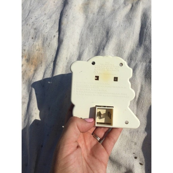 Vintage Fisher-Price night light train 80s nursery children 1986 USA # 9162 red - Picture 4 of 11